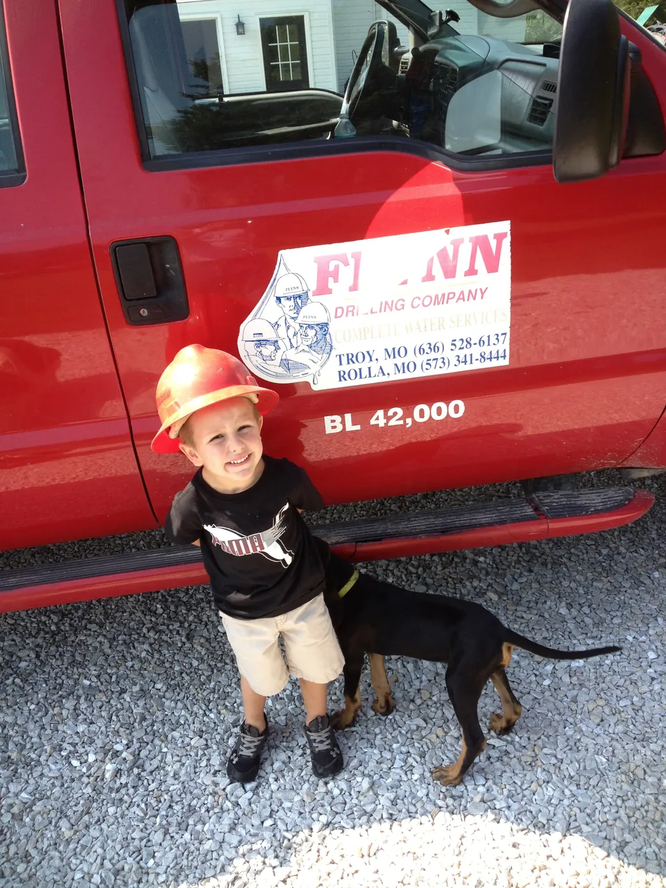 A safety first sign on a Flynn Drilling job site